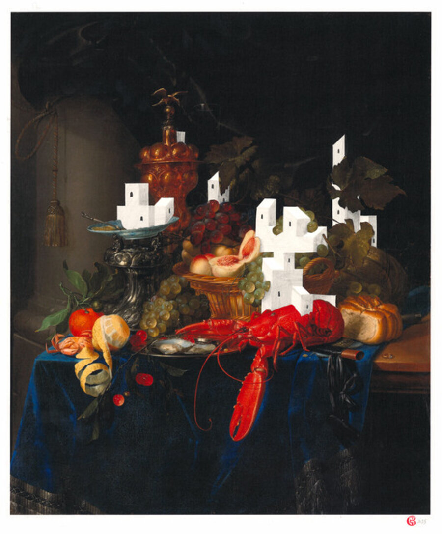 Pieter De Ring - Nature morte au homard