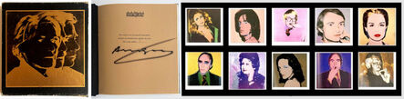 Andy Warhol, ‘Portraits of the 1970s (Deluxe Edition Monograph with Slipcase, Hand Signed and Numbered by Warhol)’, 1979