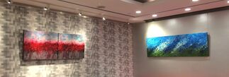 Abstracted World Landscapes, installation view