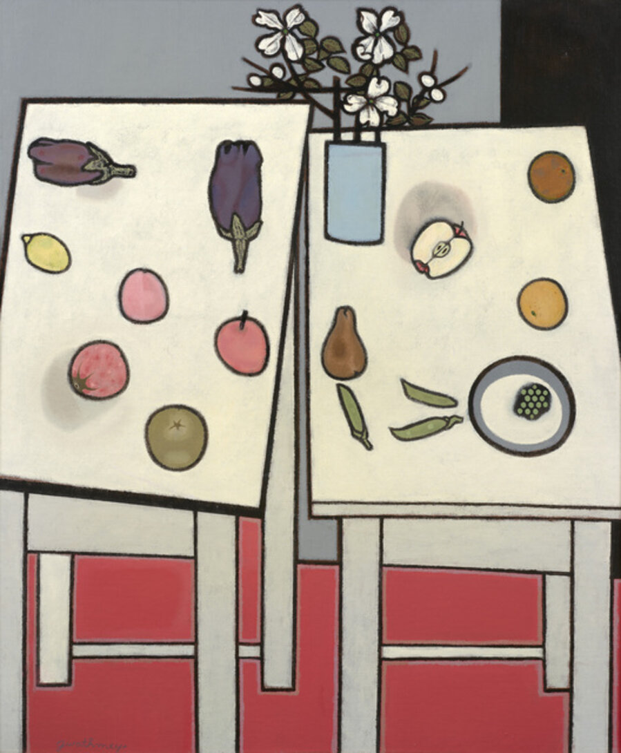 Two Tables with Fruit
