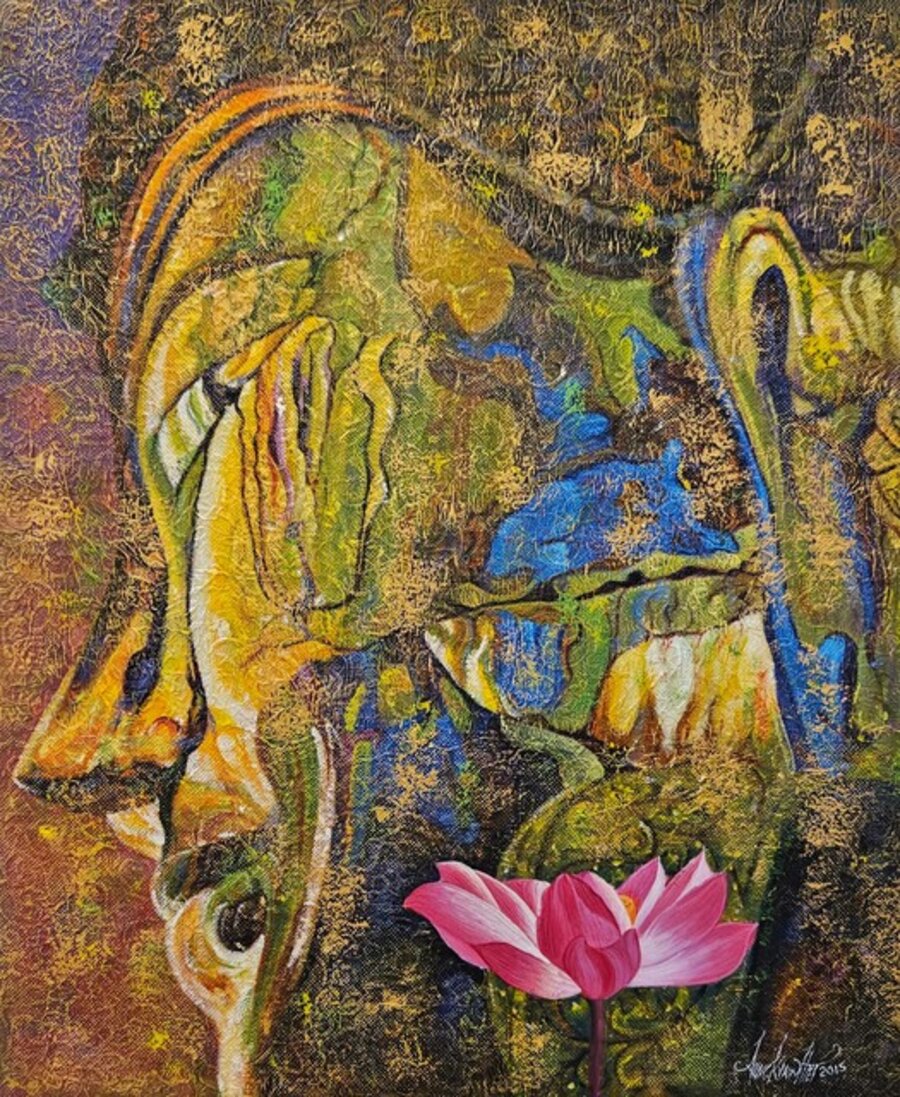 Buddha with Lotus (2)