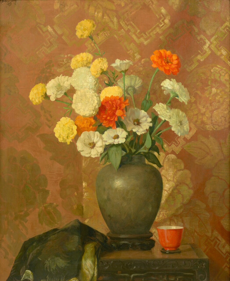 Zinnias, 1932