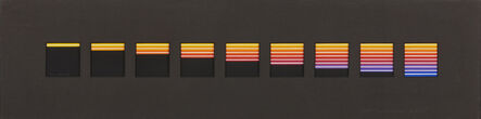 Horacio Garcia-Rossi, ‘Linee bianche in cerca di colori’, 1979