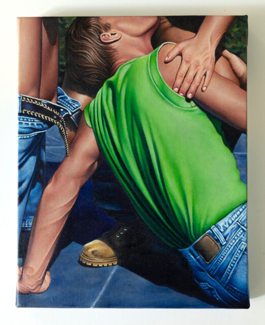 Green T-shirt