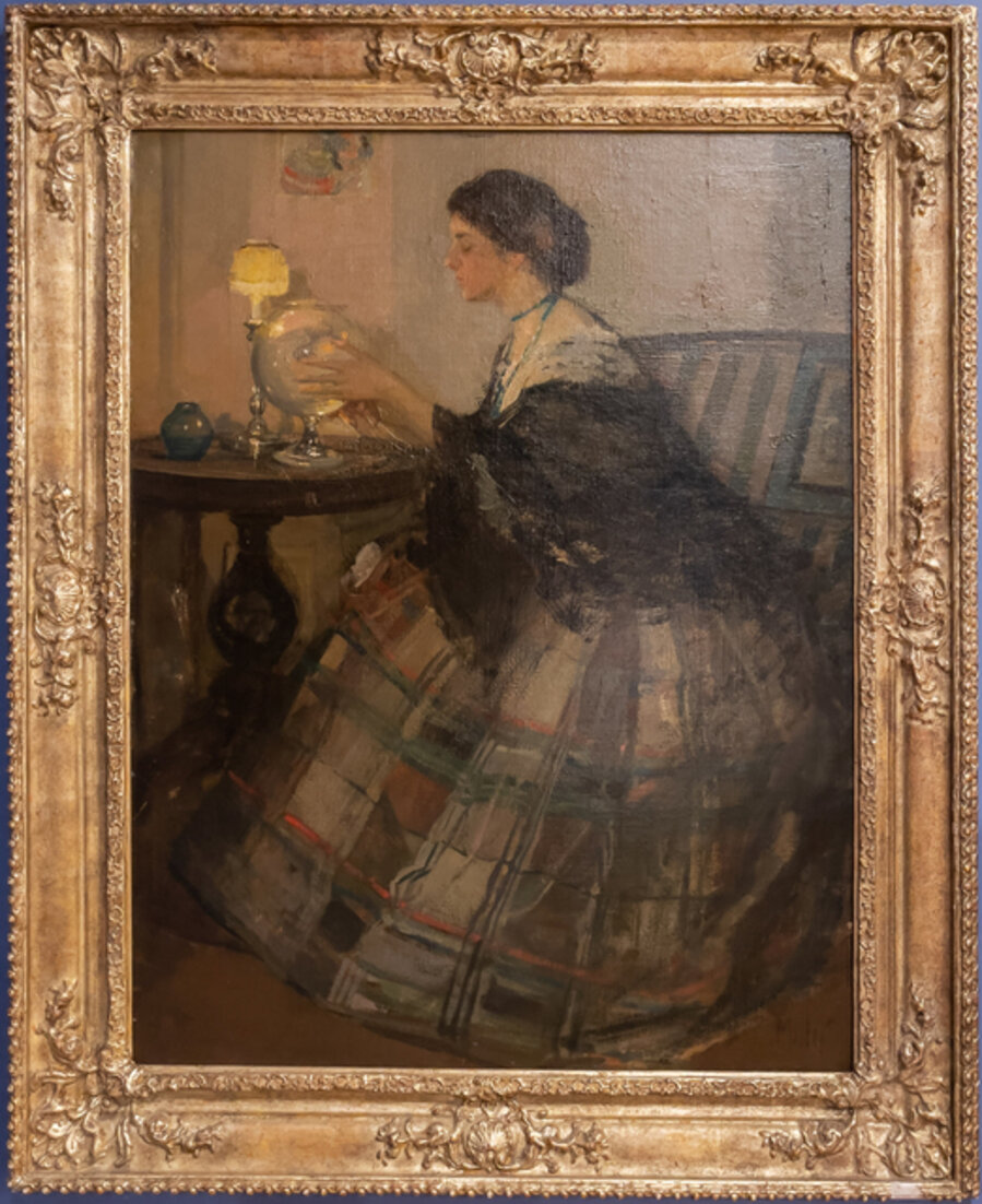 Untitled "The Sitter with an Orb"