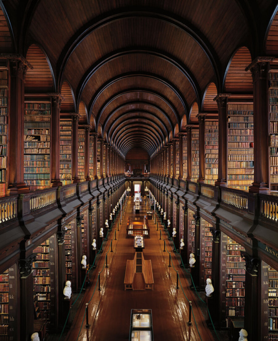 Trinity College Library, The Long Room, Dublin