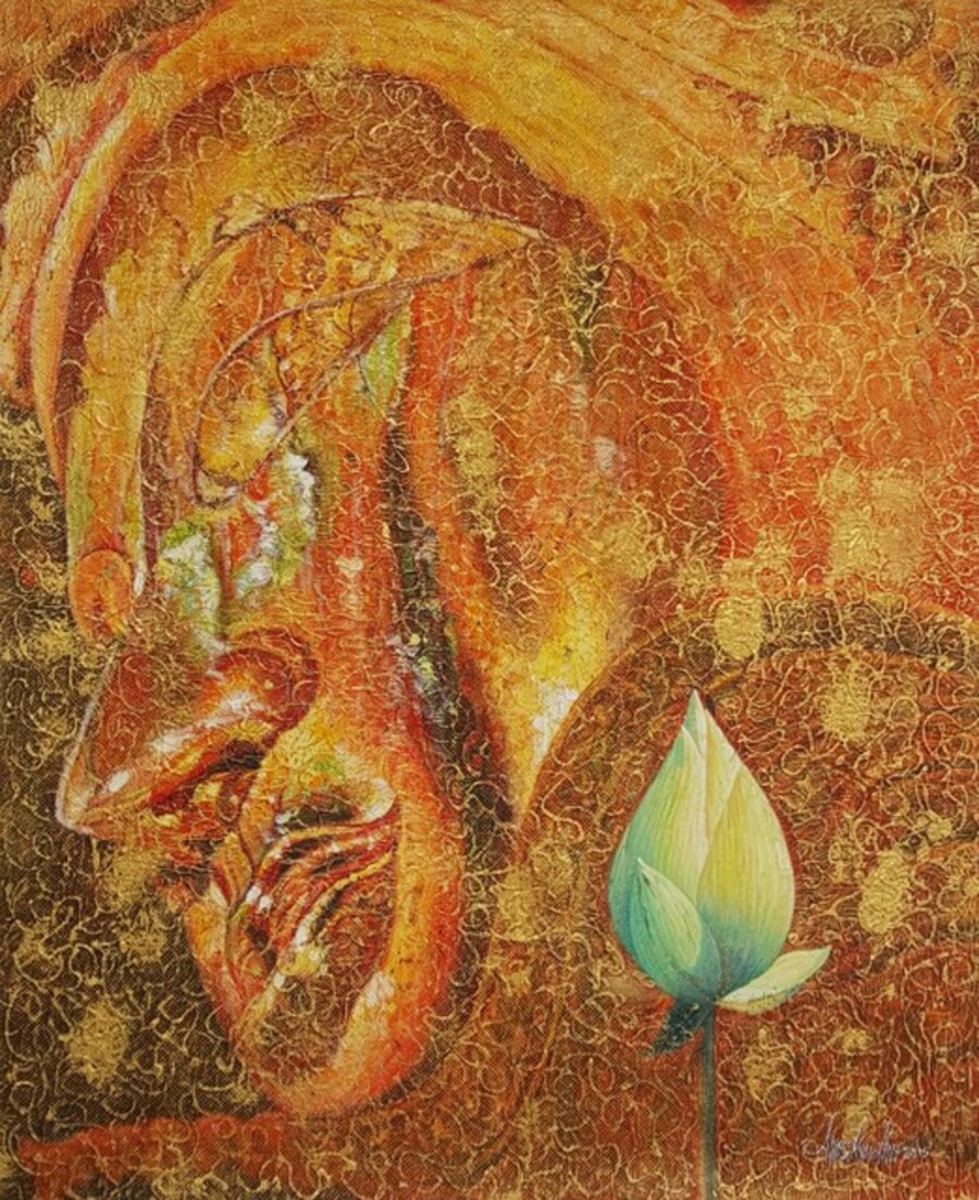 Buddha with Lotus (1)
