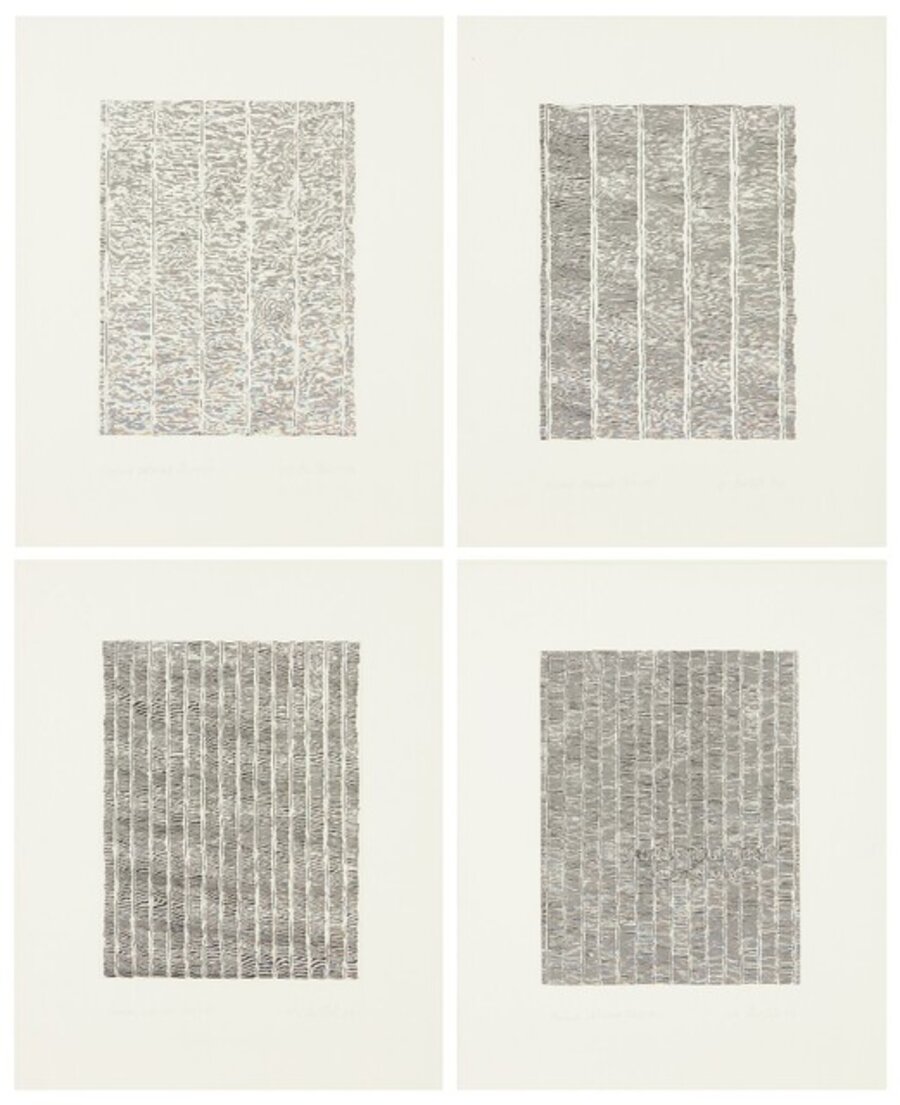 Four Freehand Watermark Tracings