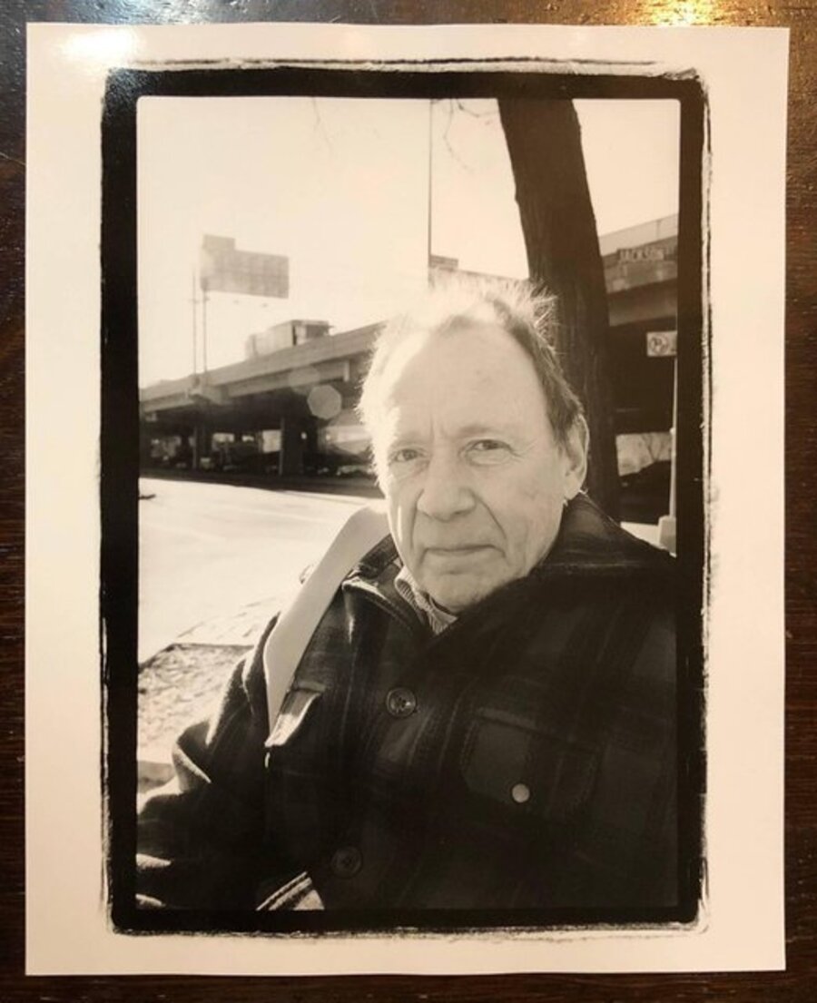 Vintage Signed Silver Gelatin Photograph Portrait Print of Anthony Haden Guest
