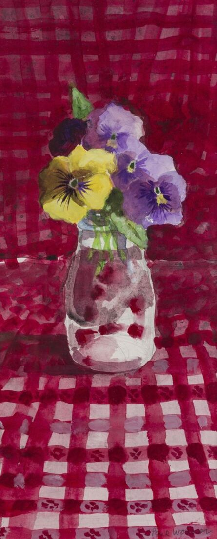 Paul Wonner, ‘Flowers in Bottles: Pansies #4’, 2003
