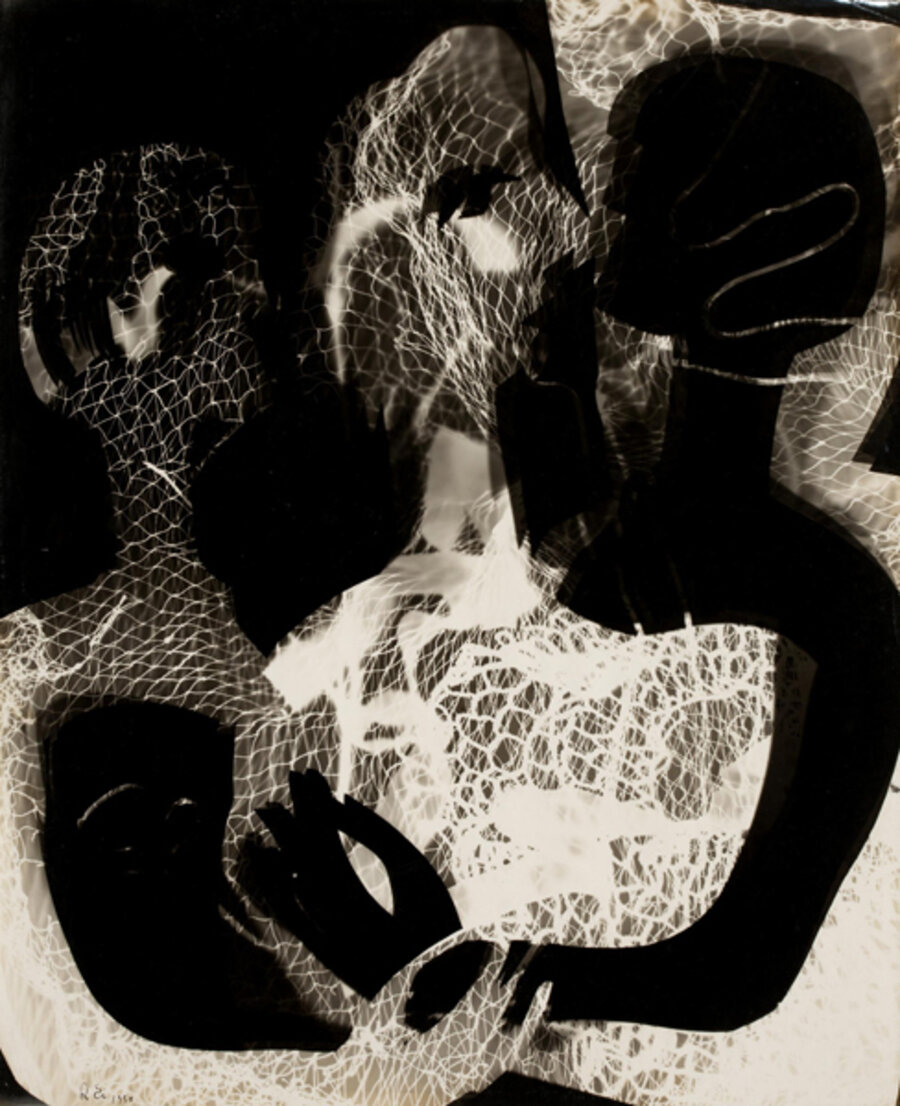 Three people