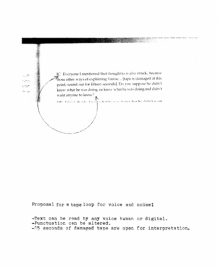 TAPE LOOP PROPOSUAL