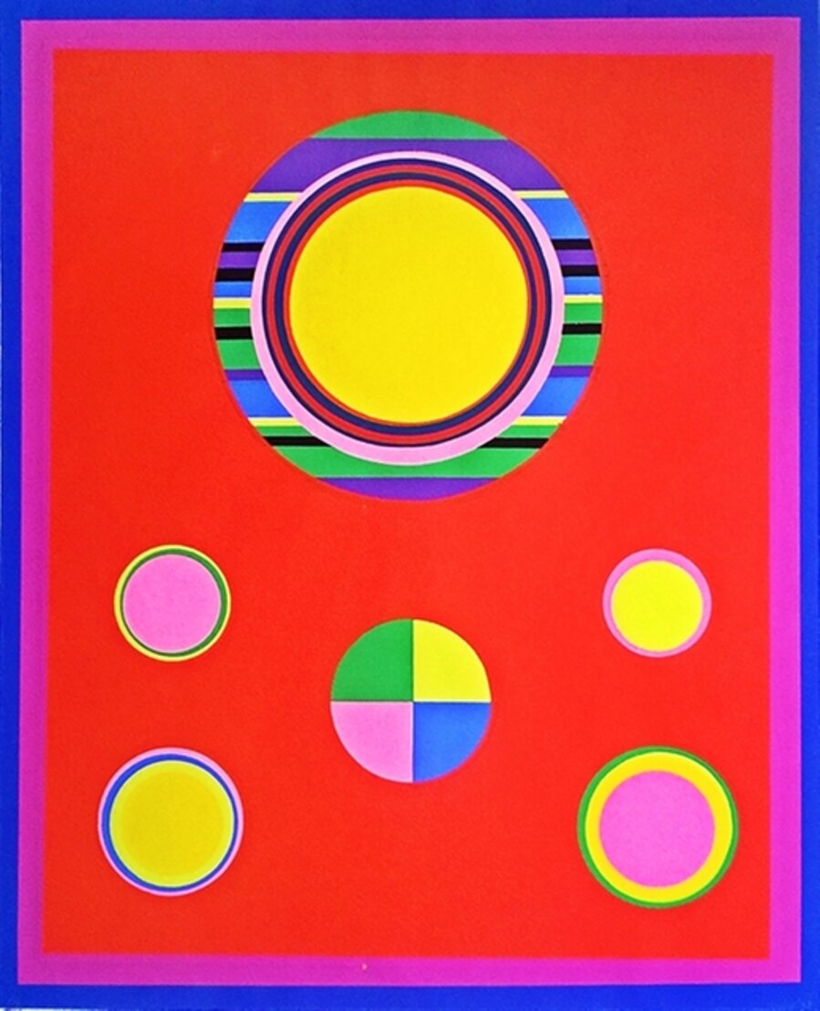 John Grillo - Untitled Op Art Mid Century Modern