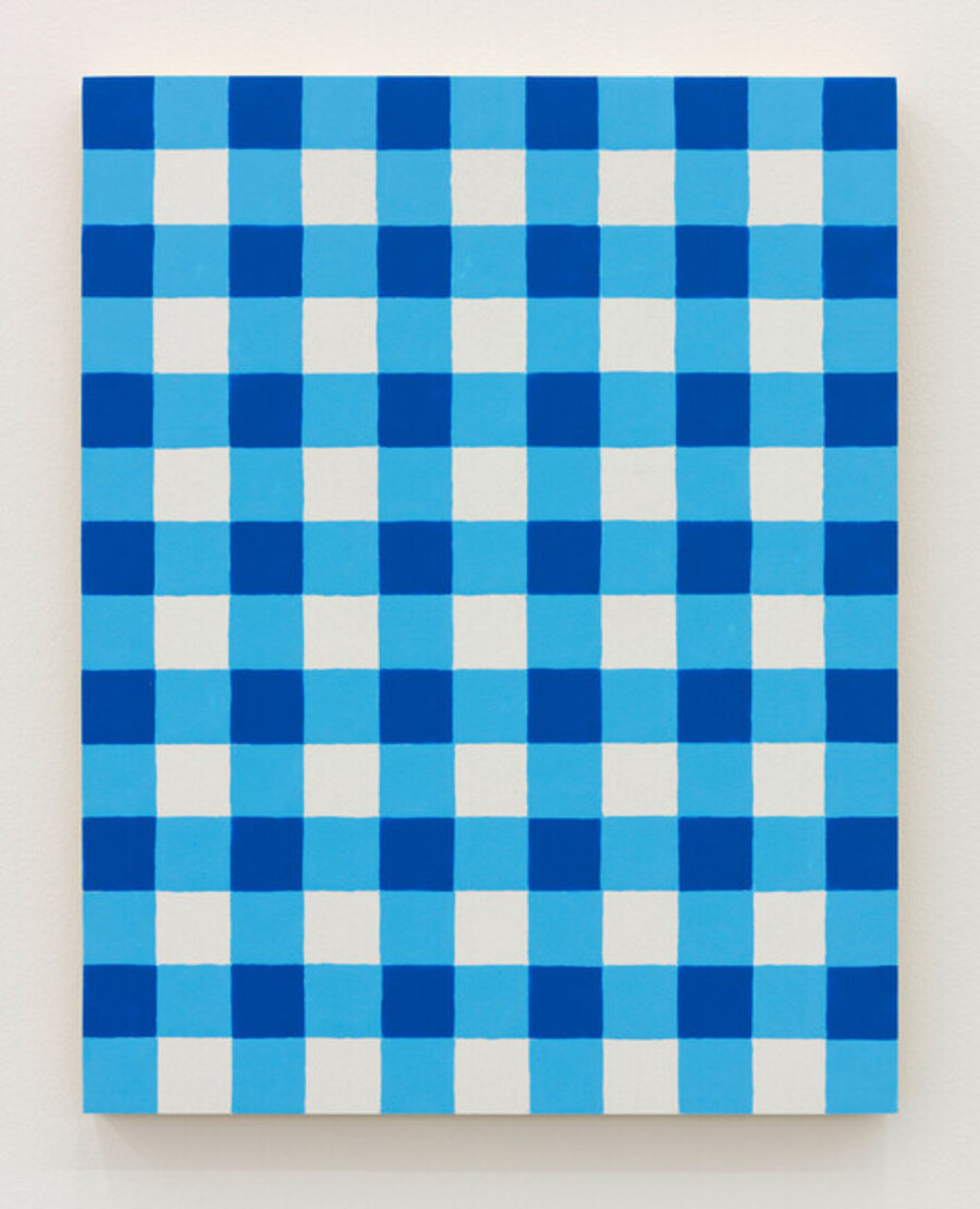 Untitled (Blue Gingham)