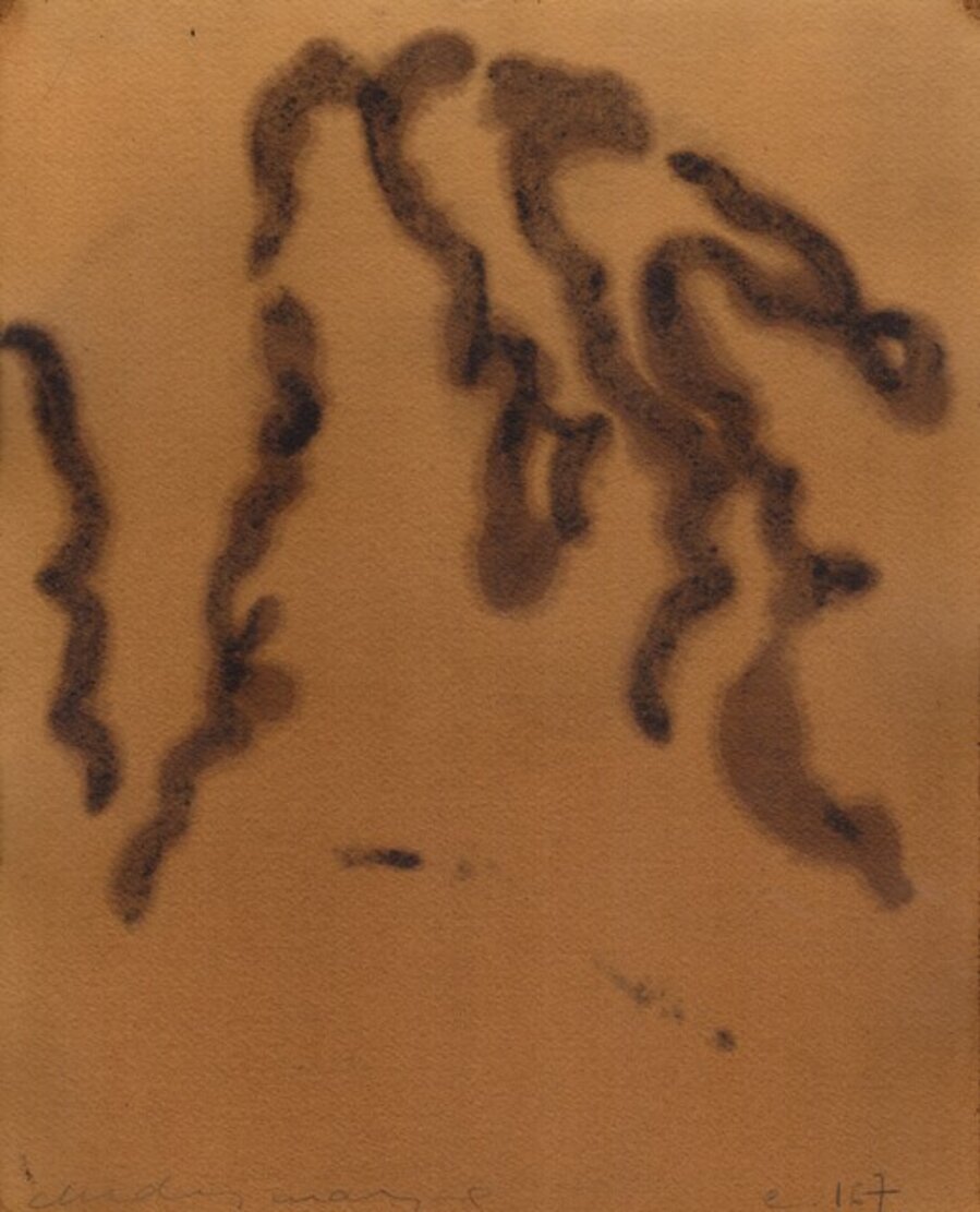 Ego 167 - Contemporary Mixed Media - Coffee & Vanish on Paper