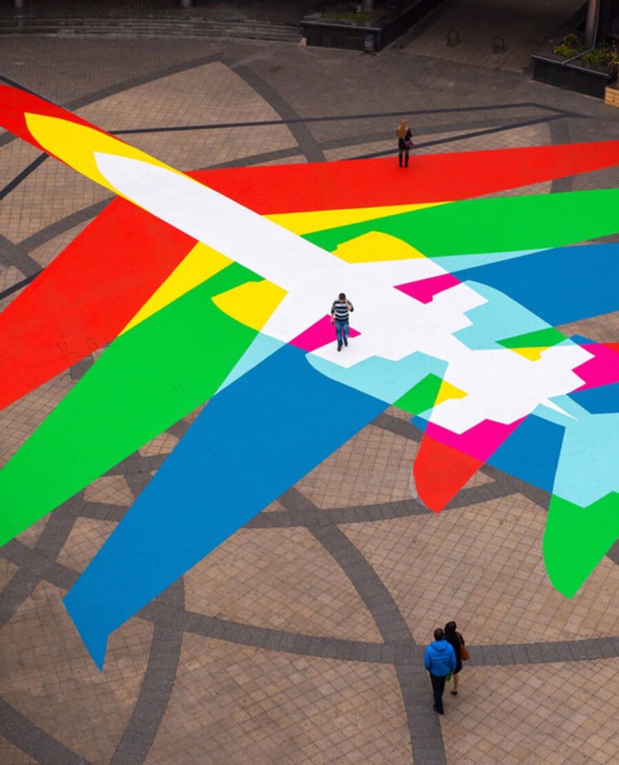 Rainbow Plane 002