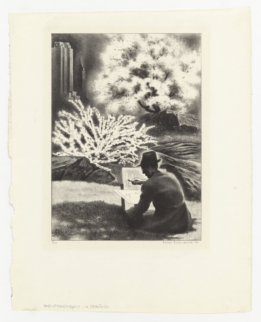 Self-portrait in Spring