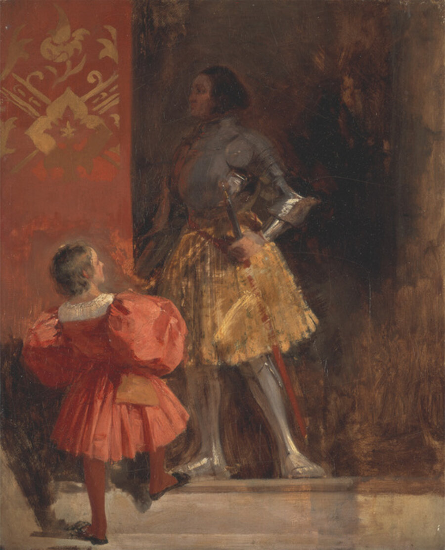 A Knight and Page (Goetz von Berlichingen and his Page George)