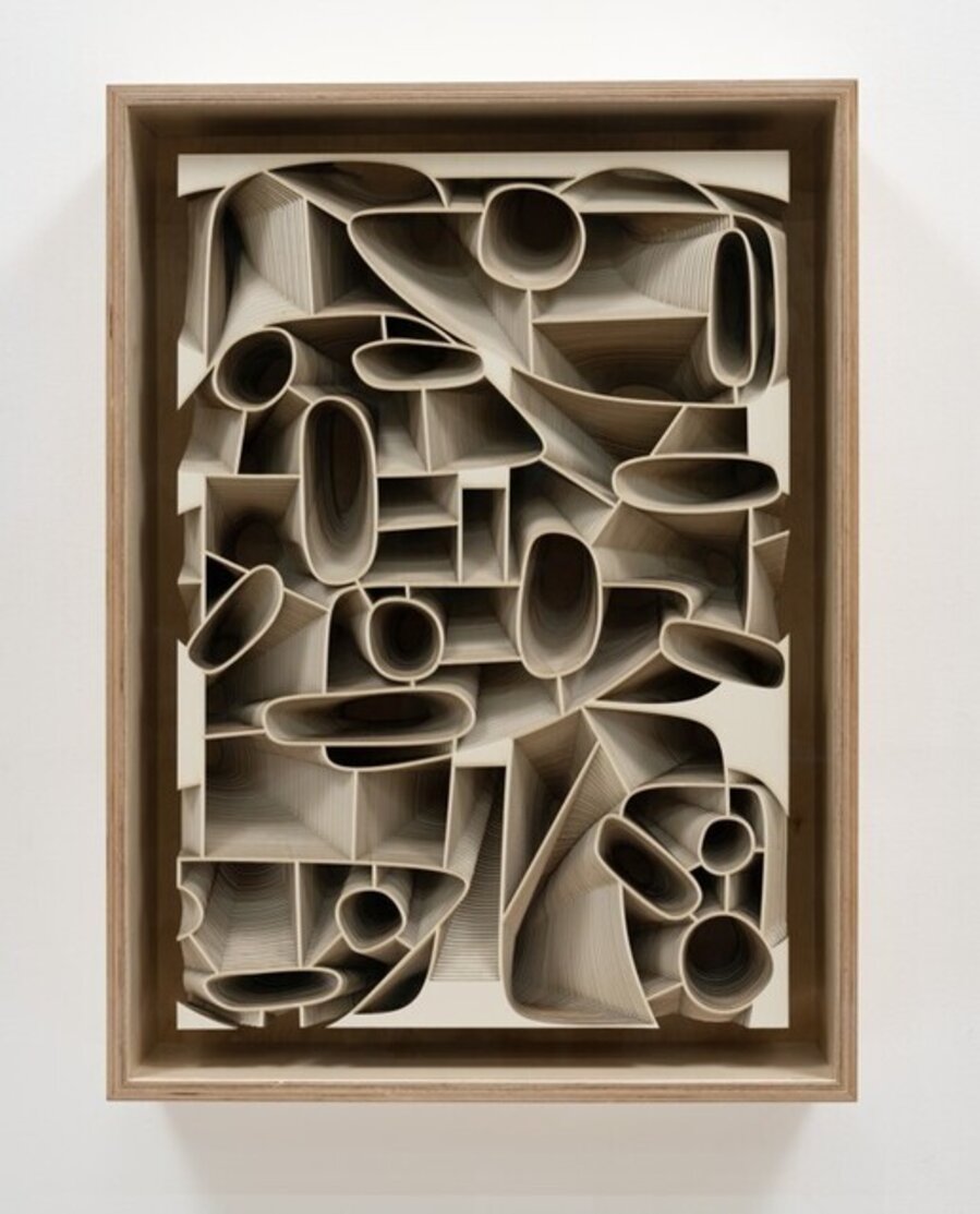 Wakamba nervurado 4 (Ribbed Wakamba 4) from the Low Relief series