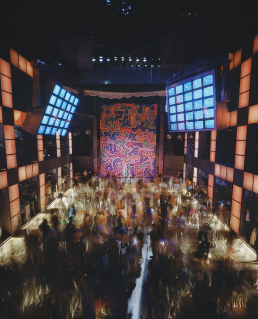 Untitled Keith Haring Backdrop at Palladium 1