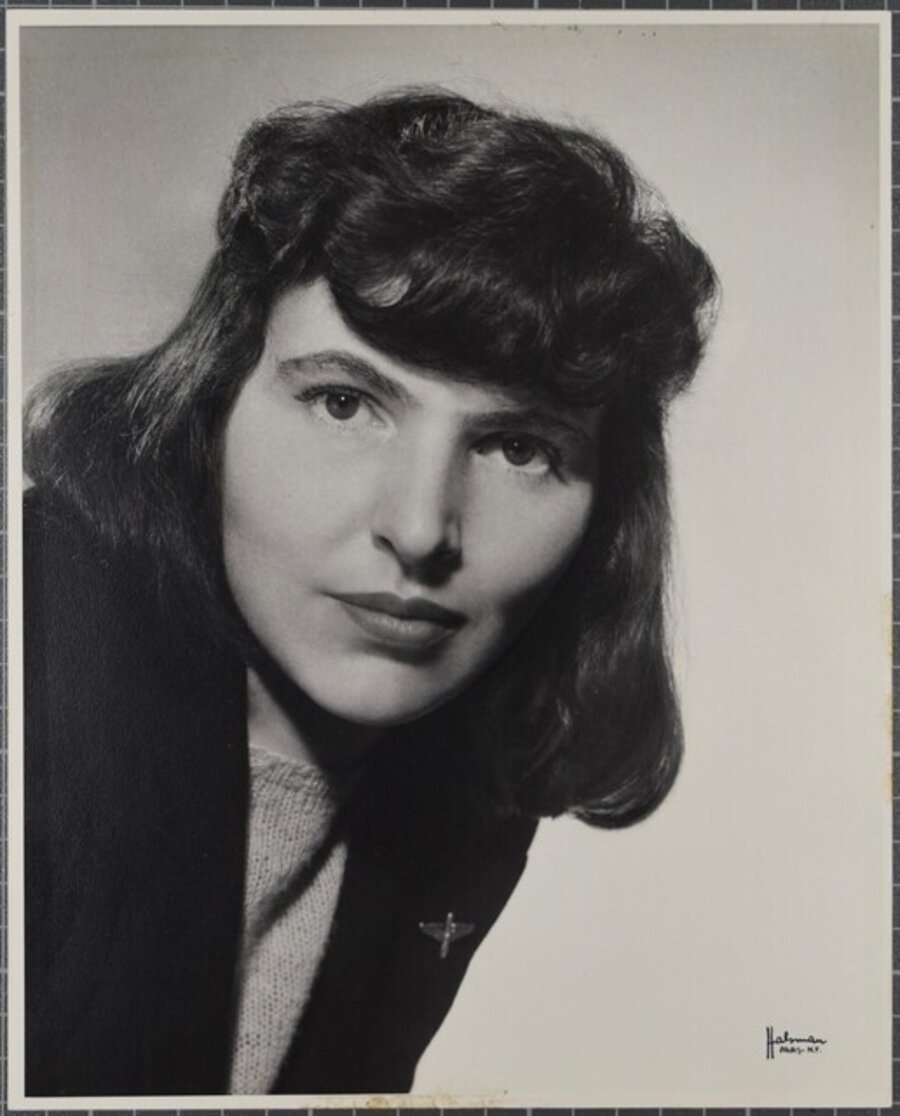 Nancy Newhall in US Army uniform