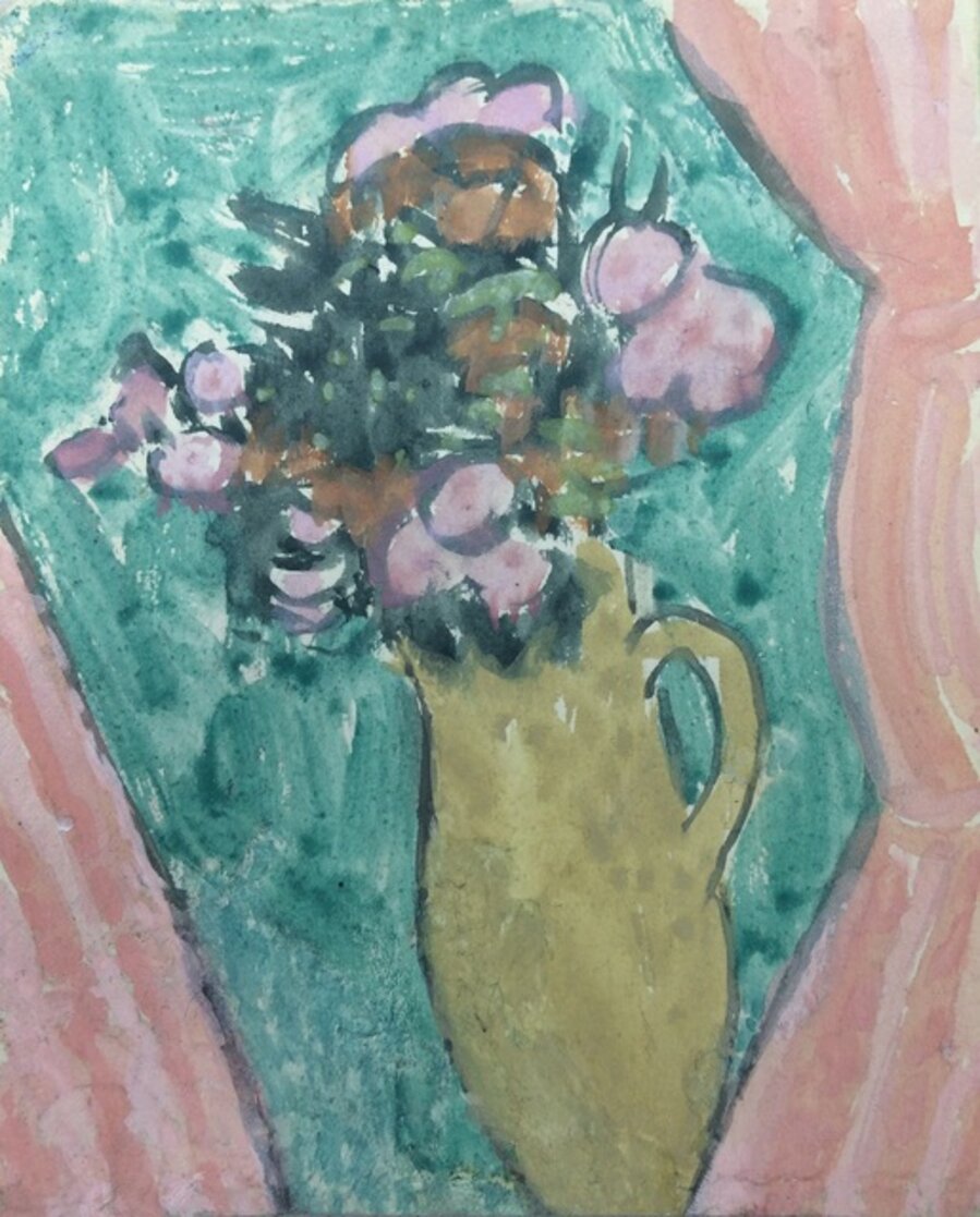 Still Life of Flowers at a Window