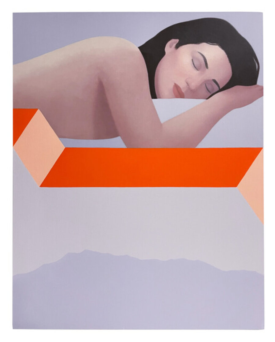Dream Painting, Orange and Violet