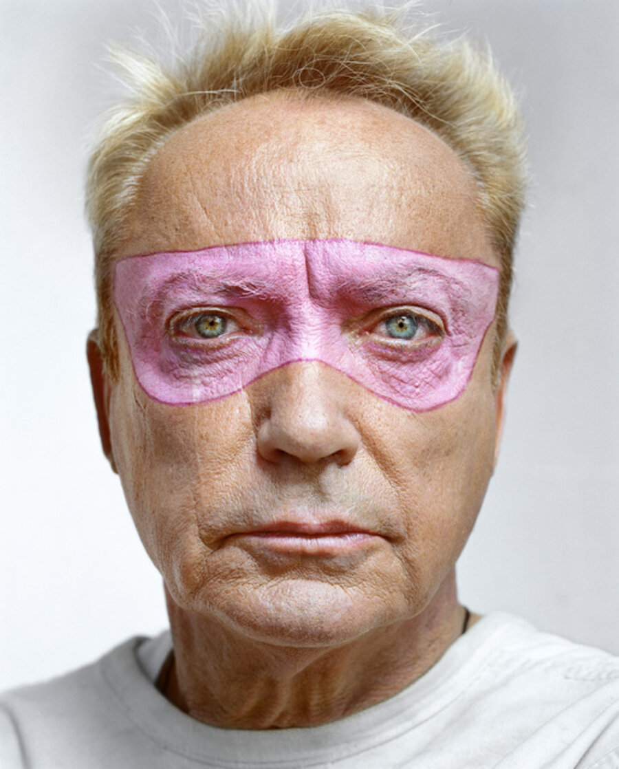 Udo Kier with Pink Mask