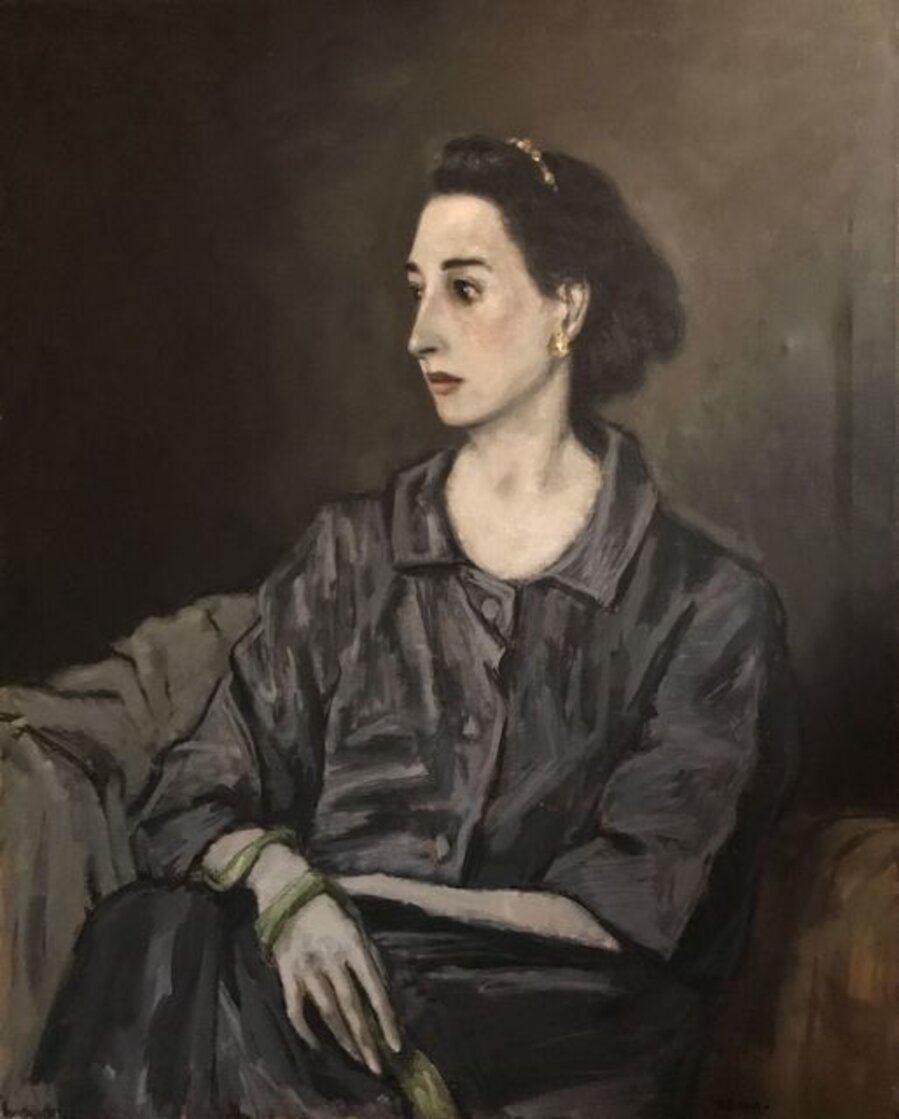 Woman in Gray