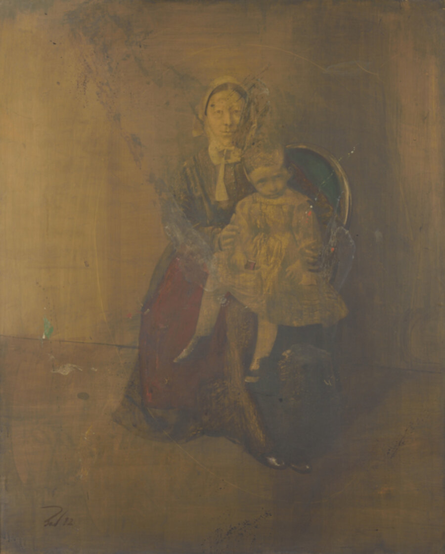 Woman and child