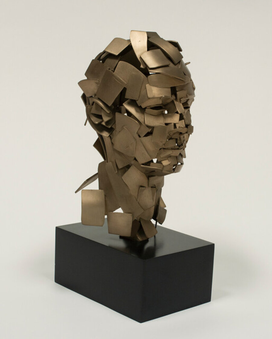 Maquette for Homage to Paolozzi (Self-Portrait)