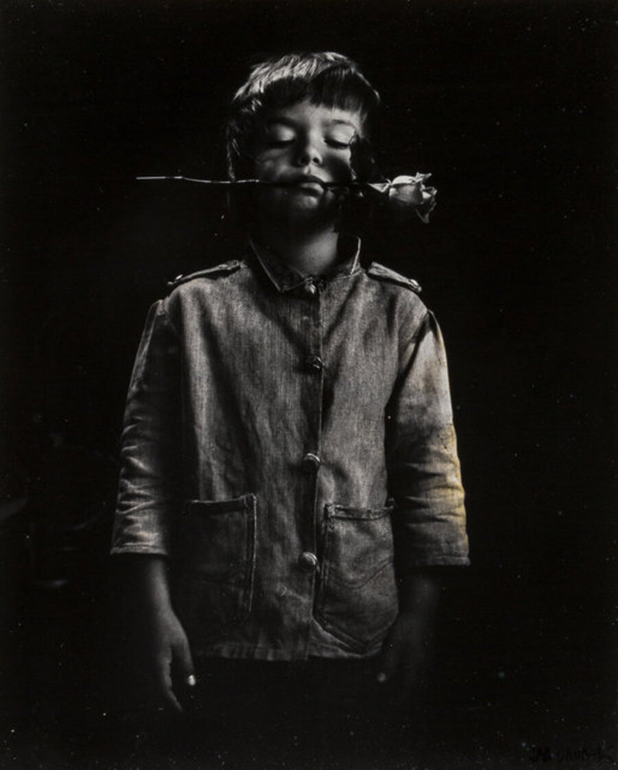 Boy with Rose