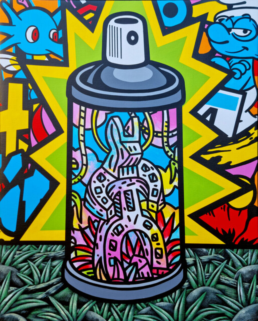Speedy spray can