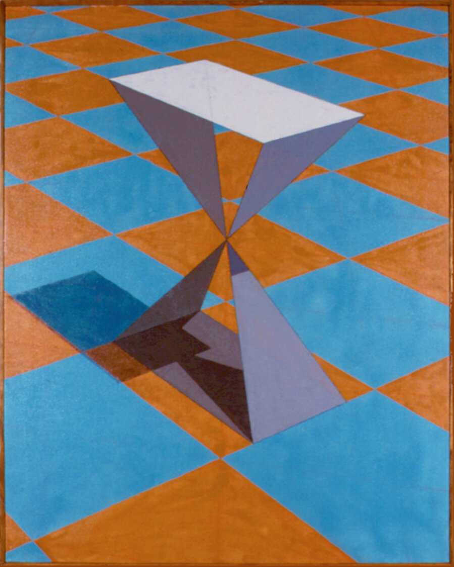 Checkerboard X Painting (Checkerboard Series)
