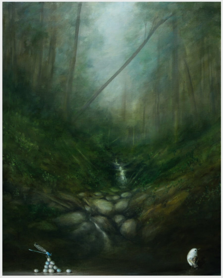 Woodland Landscape (Eleven Eggs)