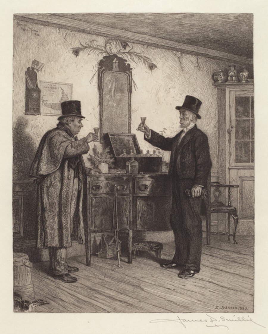 A Glass with the Squire