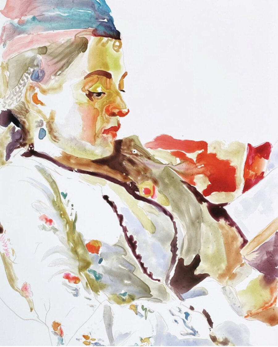 "Study of Liotard" for women reading series