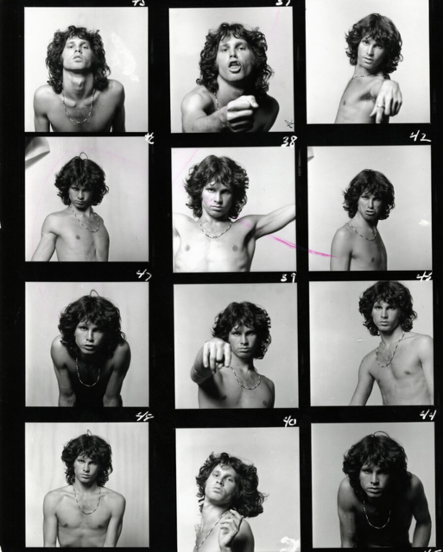 Jim Morrison, The American Poet (Contact Sheet)