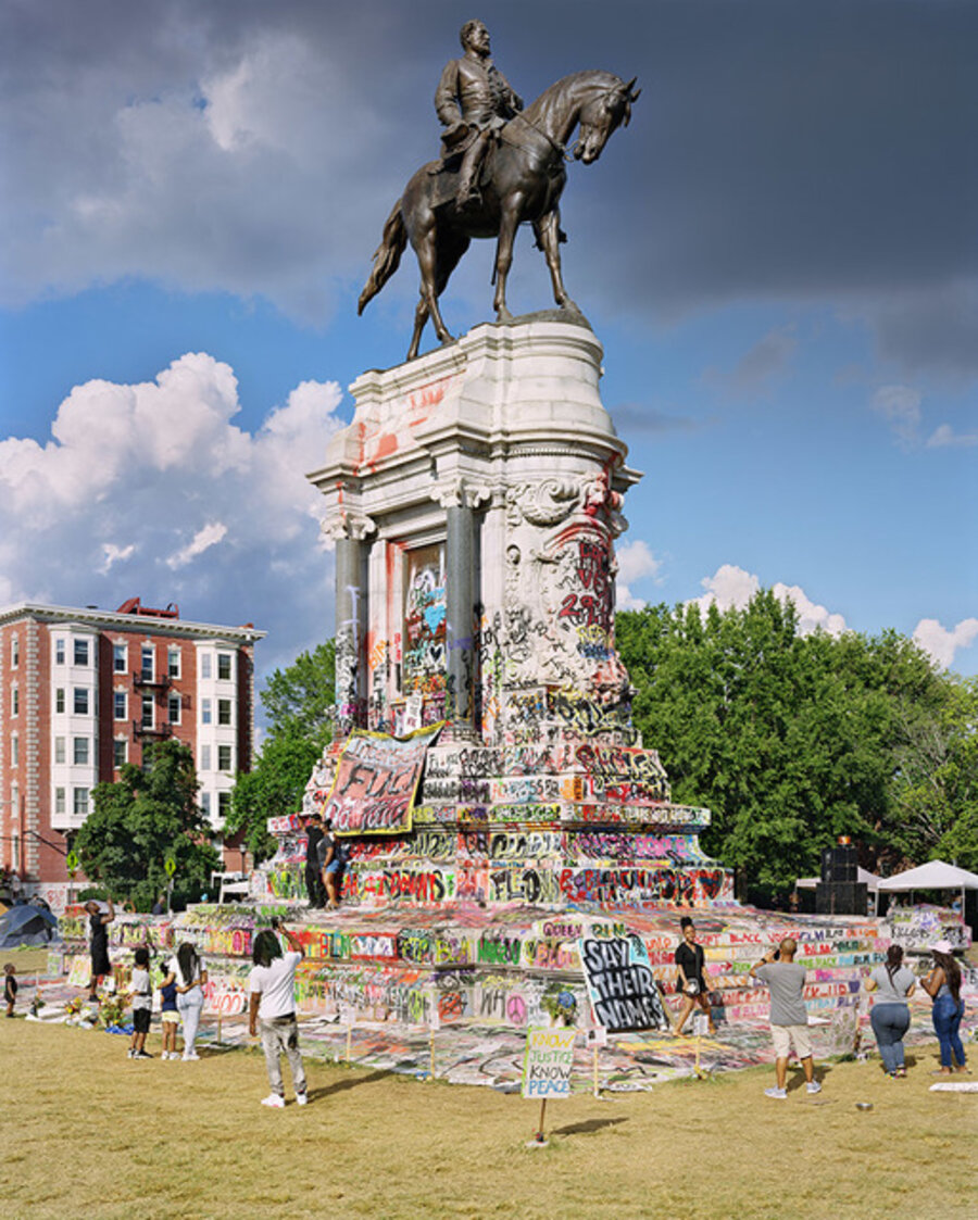 Robert E. Lee Memorial / Marcus-David Peters Circle, Richmond, Virginia,