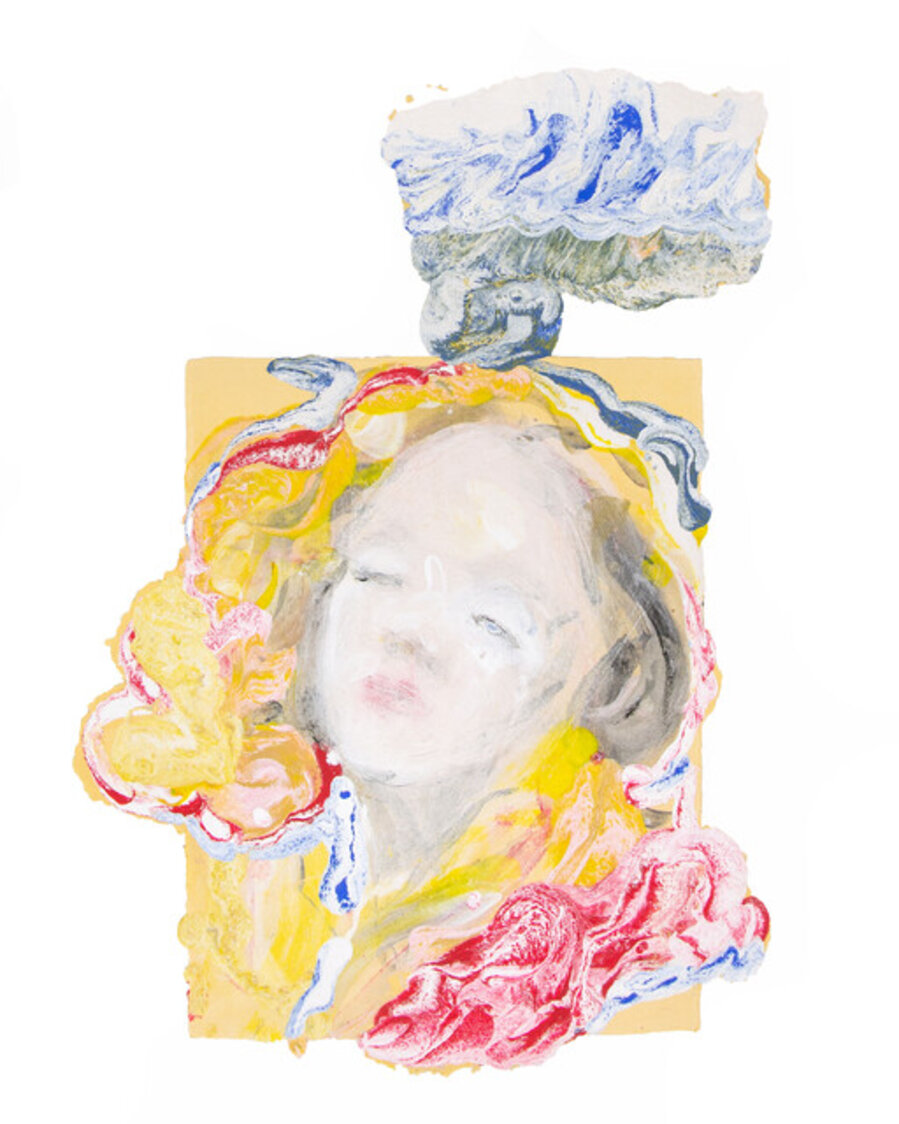 Woman with Raincloud
