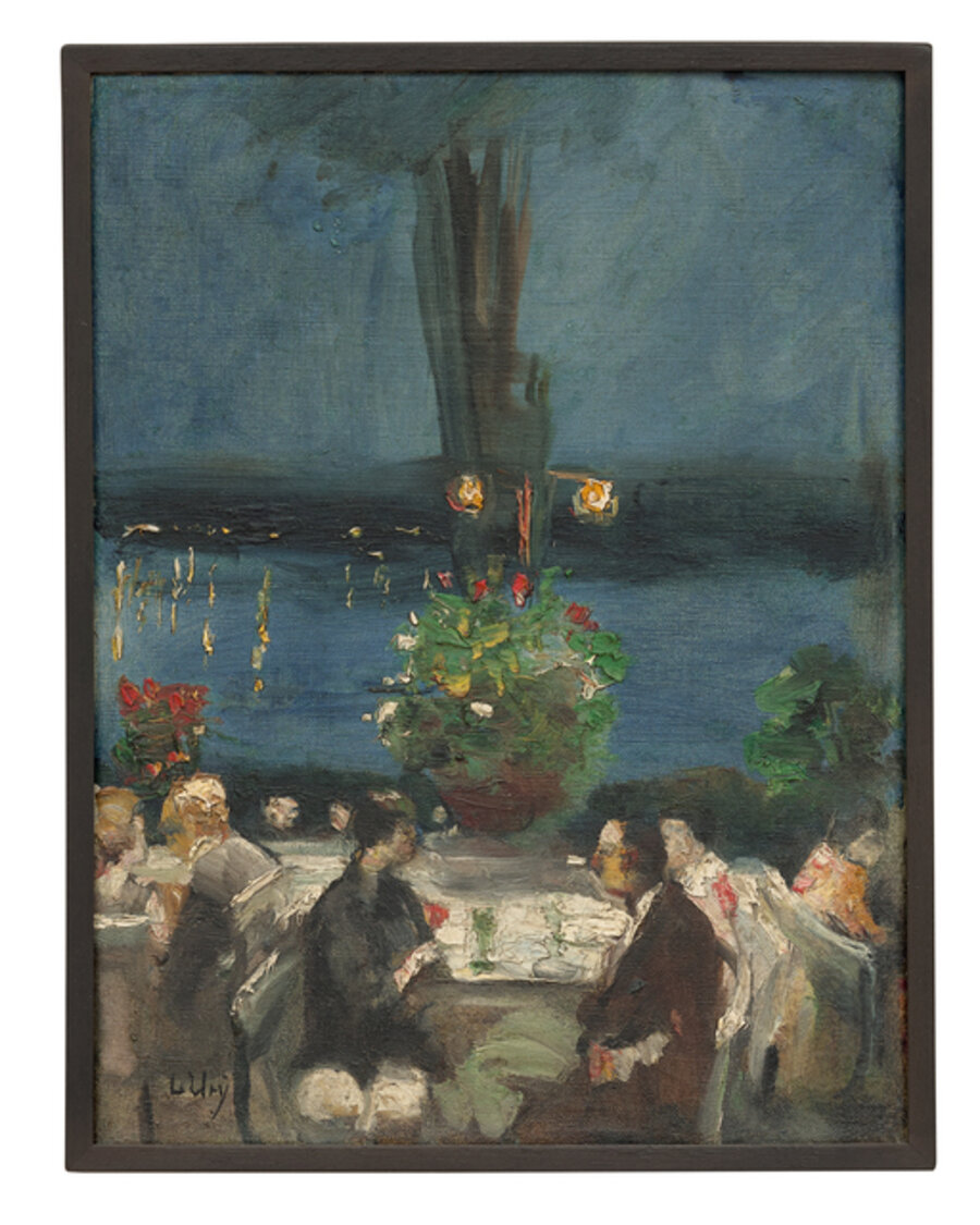 An der Havel in einem Gartenrestaurant