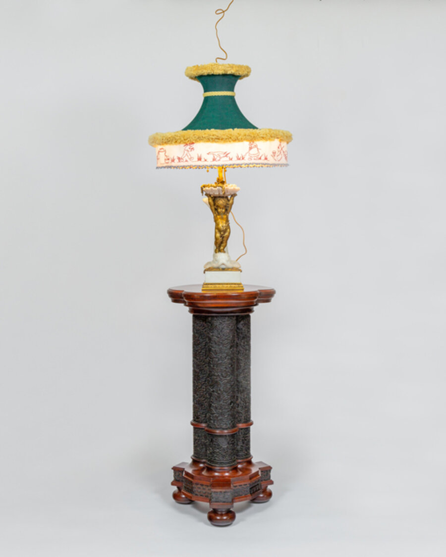 Putto Lamp-and-Stand