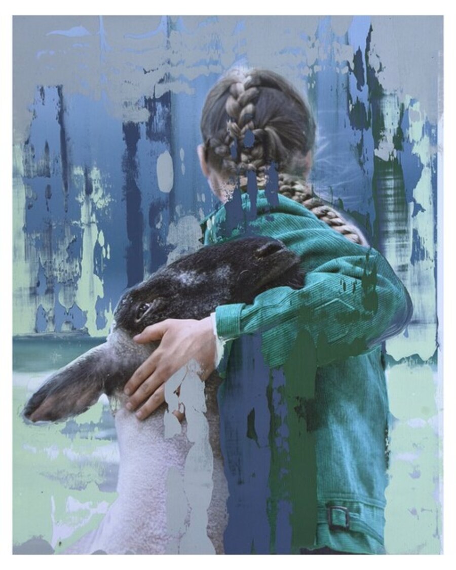 Girl and Sheep