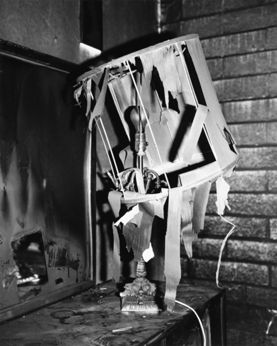 Lamp, Brewster Street Fire