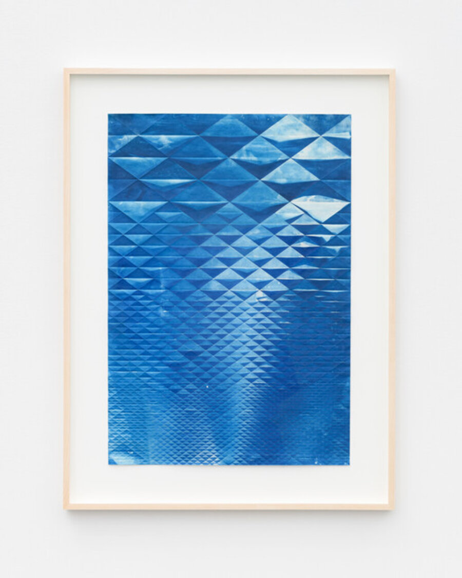 Folded Cyanotype 140