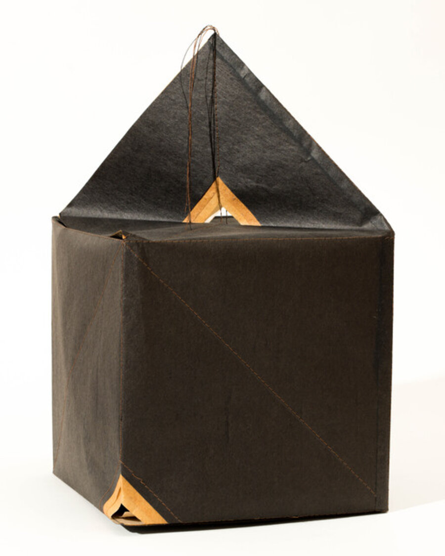 Sewn Rice Paper Origami Box