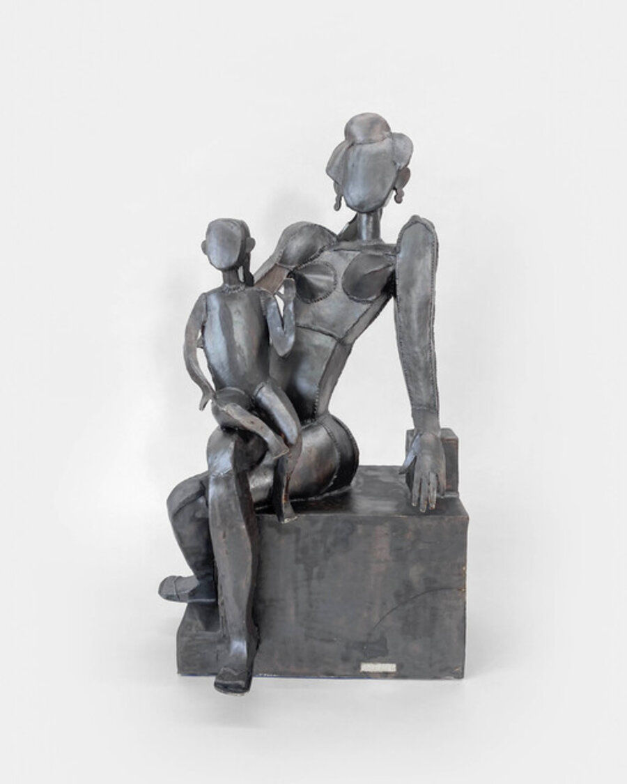 Languid Bronze Madonna
