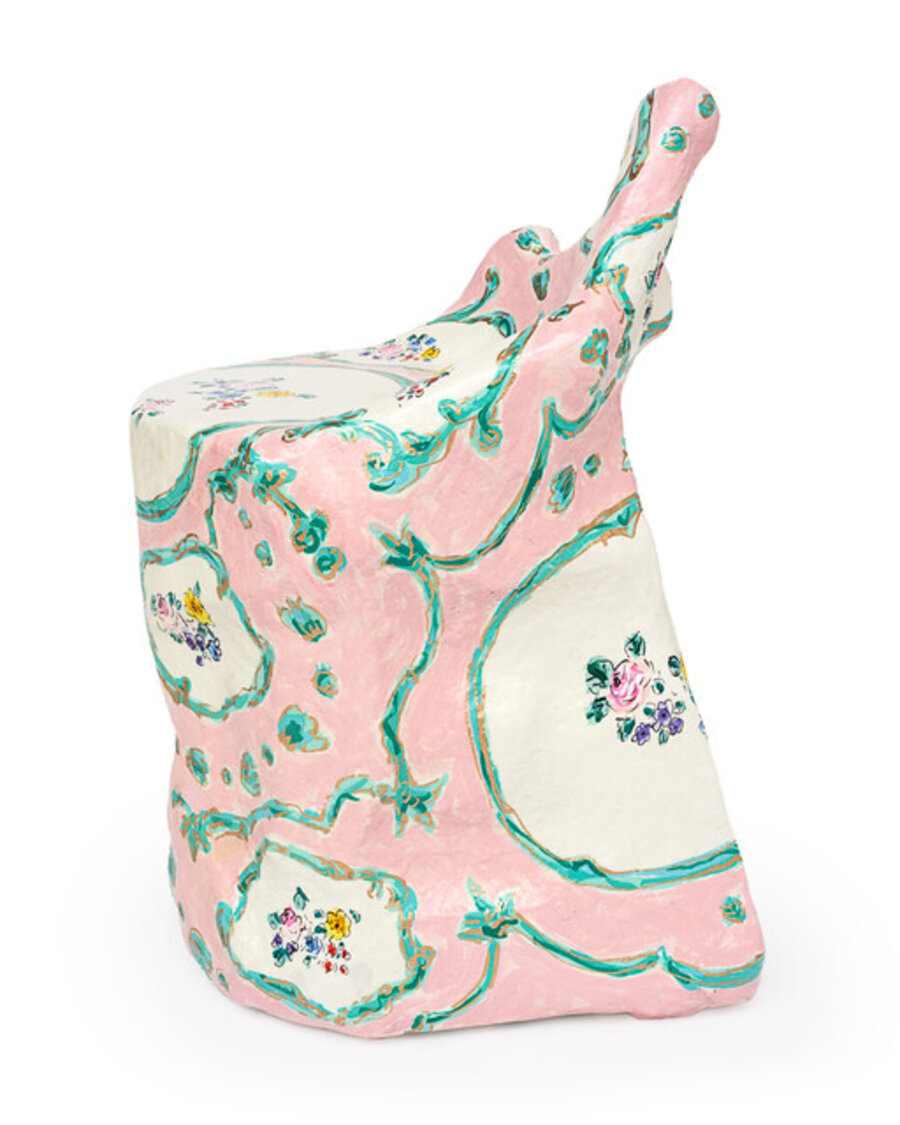 Pink Sevres Chair