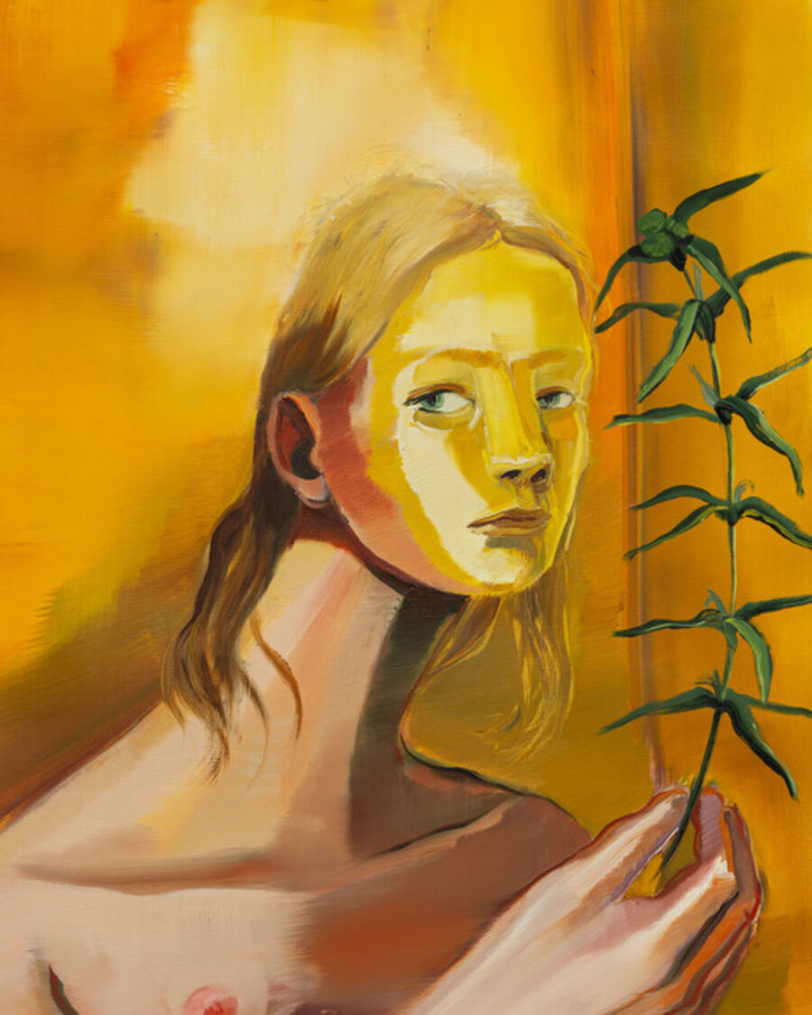 Self-Portrait with Golden Glow of Understanding (Hope)