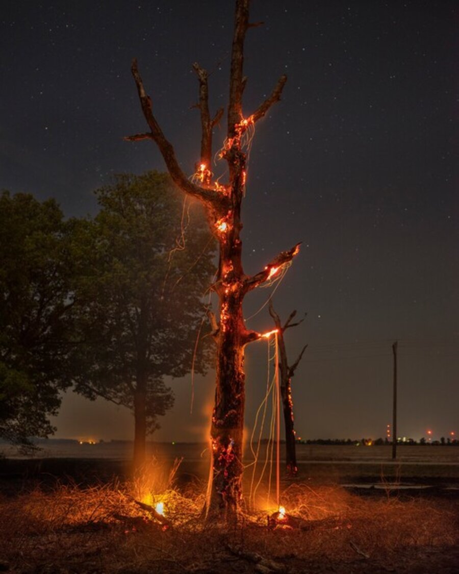 Controlled Burn, Wynne, Arkansas